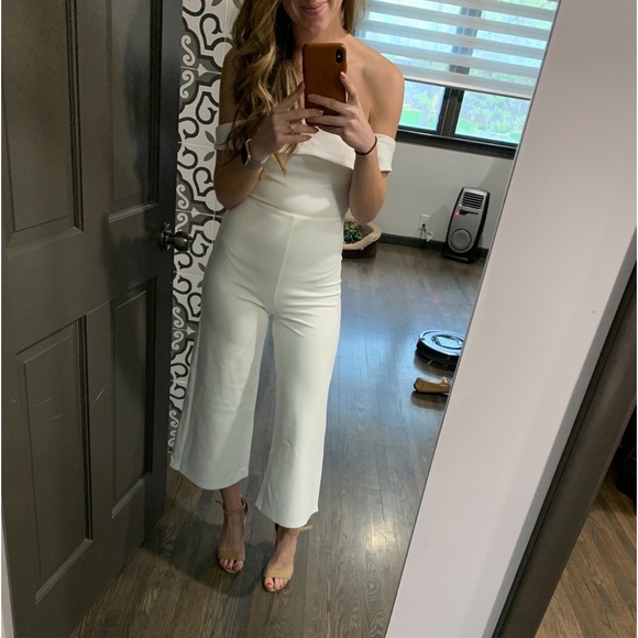 Lovers + Friends Pants - White jumpsuit